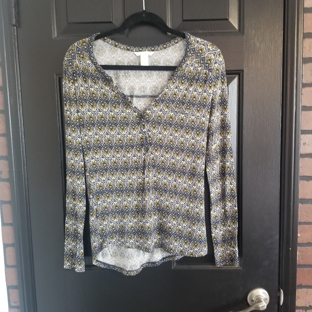 Multicolored Womens Long Sleeve